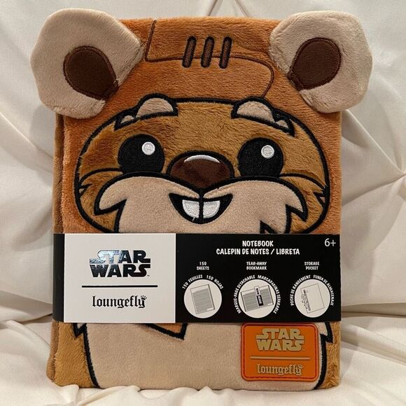 Star Wars Return Of The Jedi Ewok Cosplay Plush Refillable Stationery Journal NW - Picture 1 of 8